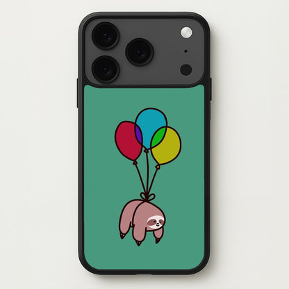 Balloon Sloth Phone Case for iPhone 17 Pro Max