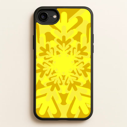 Yellow - Colourful Snowflakes  - Colourful Snowflakes Phone Case for iPhone 6 / 7 / 8 / SE