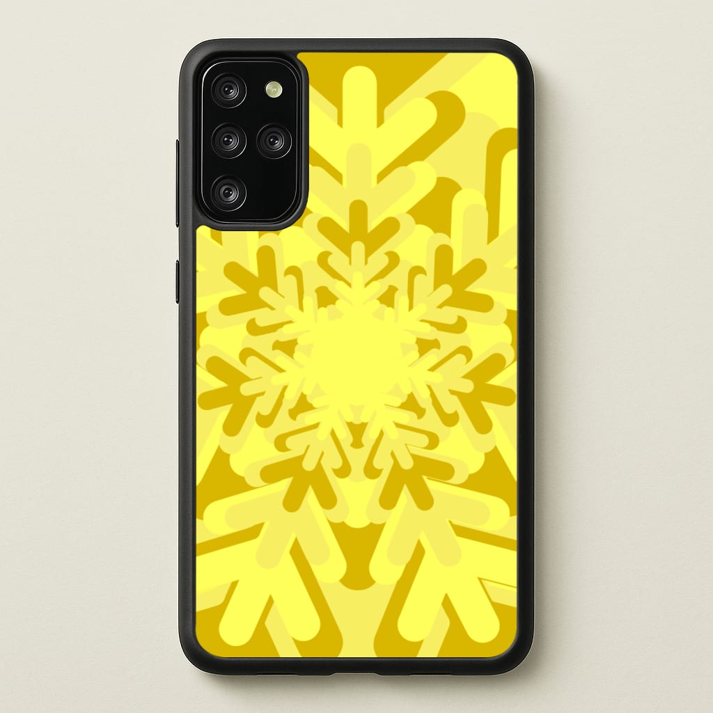 Yellow - Colourful Snowflakes  - Colourful Snowflakes Phone Case for Galaxy S20 Plus