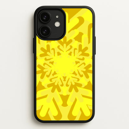 Yellow - Colourful Snowflakes  - Colourful Snowflakes Phone Case for iPhone 11