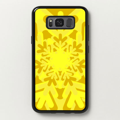 Yellow - Colourful Snowflakes  - Colourful Snowflakes Phone Case for Galaxy S8