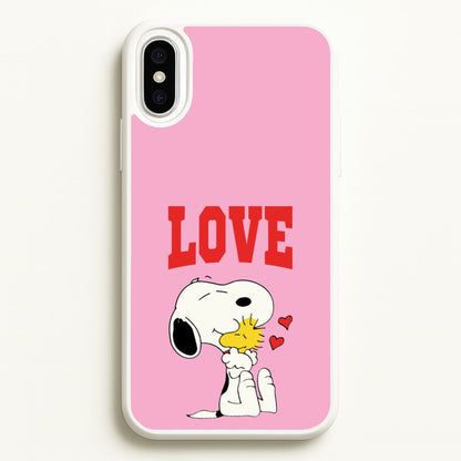 Love Cartoon Beagle   - Snoopy Phone Case for iPhone XS Max