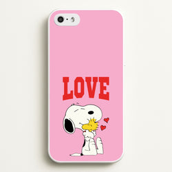 Love Cartoon Beagle   - Snoopy Phone Case for iPhone 5 / 5s / SE 2016
