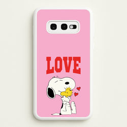 Love Cartoon Beagle   - Snoopy Phone Case for Galaxy S10e