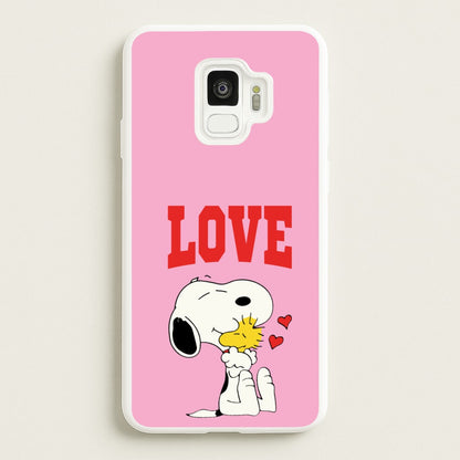 Love Cartoon Beagle   - Snoopy Phone Case for Galaxy S9