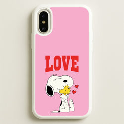 Love Cartoon Beagle   - Snoopy Phone Case for iPhone X / XS