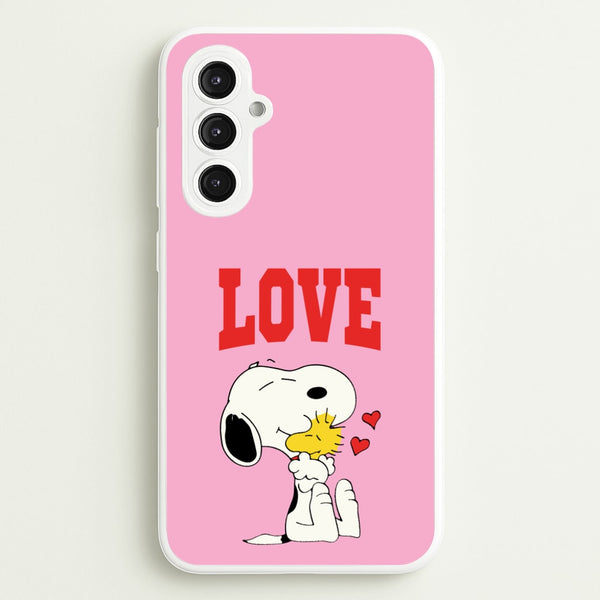 Love Cartoon Beagle   - Snoopy Phone Case for Galaxy S23FE