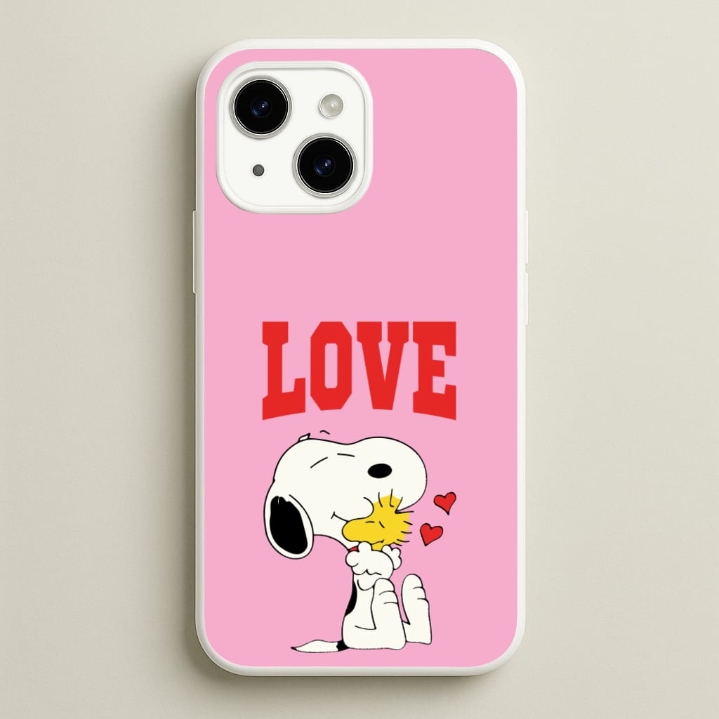 Love Cartoon Beagle   - Snoopy Phone Case for iPhone 15 Plus