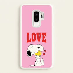 Love Cartoon Beagle   - Snoopy Phone Case for Galaxy S9 Plus