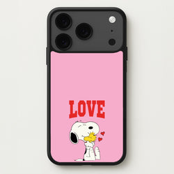 Love Cartoon Beagle Phone Case for iPhone 17 Pro