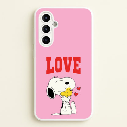 Love Cartoon Beagle   - Snoopy Phone Case for Galaxy A54