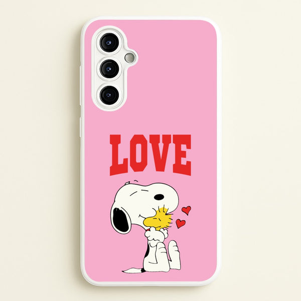 Love Cartoon Beagle   - Snoopy Phone Case for Galaxy A54