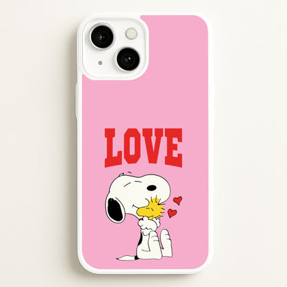 Love Cartoon Beagle   - Snoopy Phone Case for iPhone 13 Mini