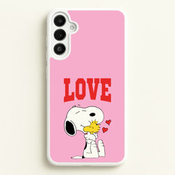 Love Cartoon Beagle   - Snoopy Phone Case for Galaxy A34