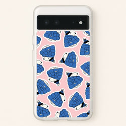 Cartoon Beagle Puffer Jacket Pattern  - Snoopy Phone Case for Google Pixel 6