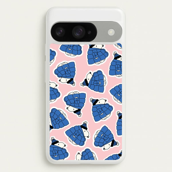 Cartoon Beagle Puffer Jacket Pattern Phone Case for Google Pixel 10 / 10 Pro