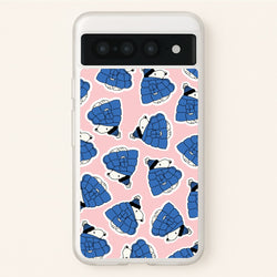 Cartoon Beagle Puffer Jacket Pattern  - Snoopy Phone Case for Google Pixel 7 Pro