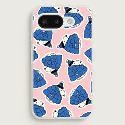 Cartoon Beagle Puffer Jacket Pattern  - Snoopy Phone Case for Google Pixel 9a