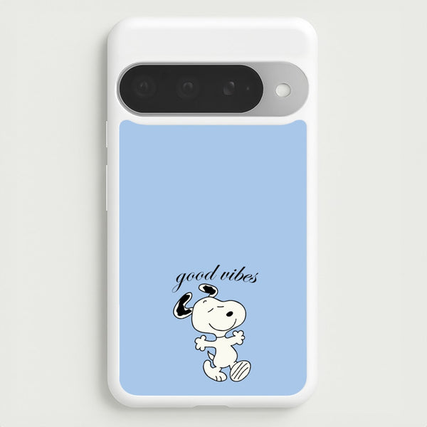 Good Vibes Cartoon Beagle Phone Case for Google Pixel 10 Pro XL