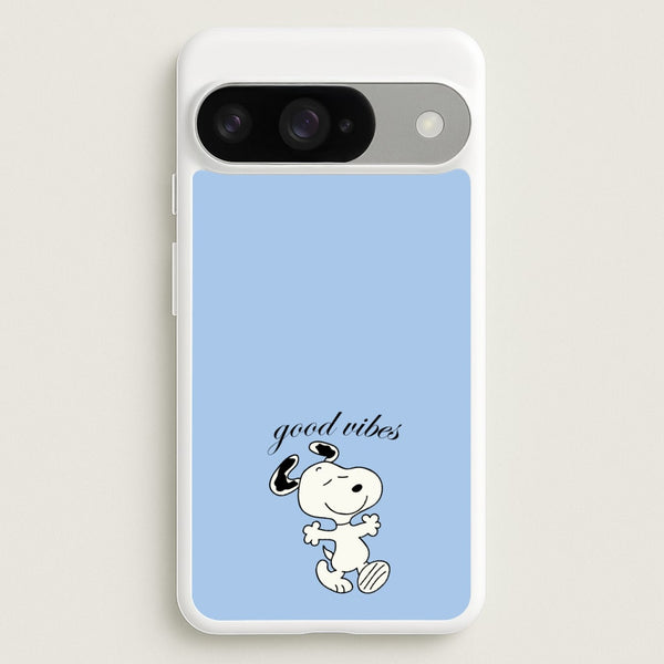 Good Vibes Cartoon Beagle Phone Case for Google Pixel 10 / 10 Pro