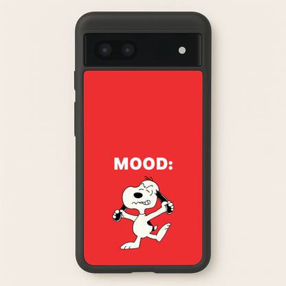 Mood Cartoon Beagle   - Snoopy Phone Case for Google Pixel 6a