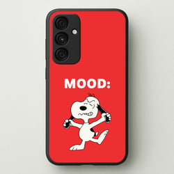 Mood Cartoon Beagle   - Snoopy Phone Case for Galaxy A35