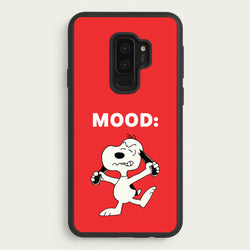 Mood Cartoon Beagle   - Snoopy Phone Case for Galaxy S9 Plus