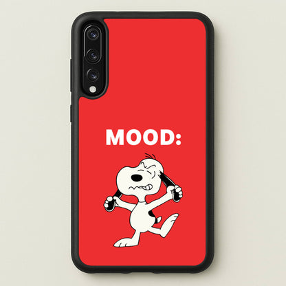Mood Cartoon Beagle   - Snoopy Phone Case for Huawei P20 Pro