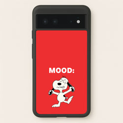 Mood Cartoon Beagle   - Snoopy Phone Case for Google Pixel 6