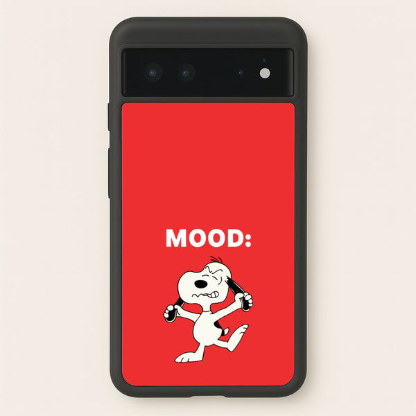 Mood Cartoon Beagle   - Snoopy Phone Case for Google Pixel 6