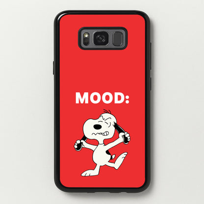 Mood Cartoon Beagle   - Snoopy Phone Case for Galaxy S8 Plus