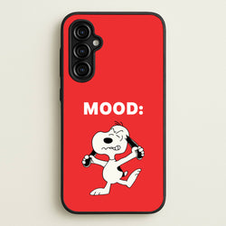 Mood Cartoon Beagle   - Snoopy Phone Case for Galaxy A54
