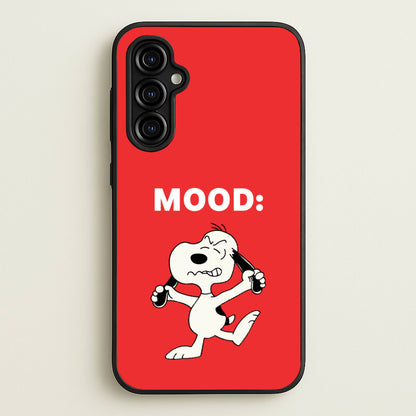 Mood Cartoon Beagle   - Snoopy Phone Case for Galaxy A54