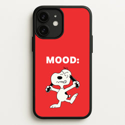 Mood Cartoon Beagle   - Snoopy Phone Case for iPhone 11