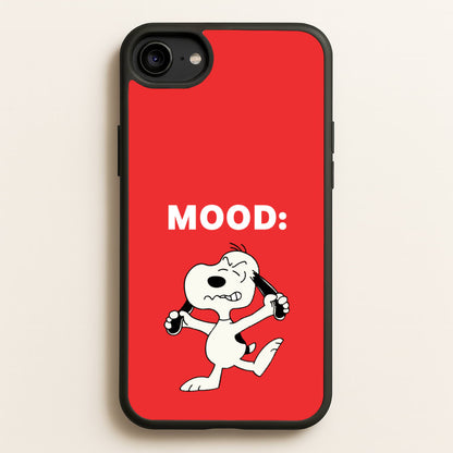 Mood Cartoon Beagle   - Snoopy Phone Case for iPhone 6 / 7 / 8 / SE