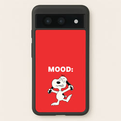 Mood Cartoon Beagle   - Snoopy Phone Case for Google Pixel 8a