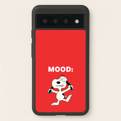 Mood Cartoon Beagle   - Snoopy Phone Case for Google Pixel 7 Pro