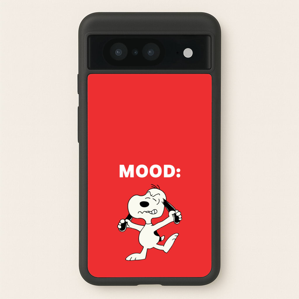 Mood Cartoon Beagle   - Snoopy Phone Case for Google Pixel 8