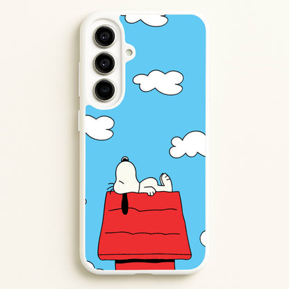 Cartoon Beagle Sleeping  - Snoopy Phone Case for Galaxy A56