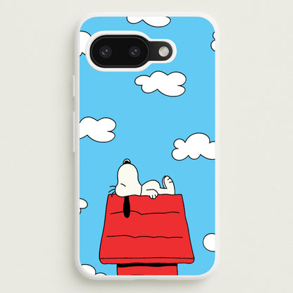 Cartoon Beagle Sleeping  - Snoopy Phone Case for Google Pixel 9a