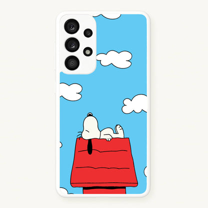 Cartoon Beagle Sleeping  - Snoopy Phone Case for Galaxy A53
