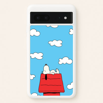 Cartoon Beagle Sleeping  - Snoopy Phone Case for Google Pixel 7