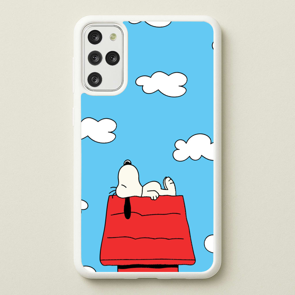 Cartoon Beagle Sleeping  - Snoopy Phone Case for Galaxy S20 Plus