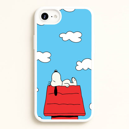 Cartoon Beagle Sleeping  - Snoopy Phone Case for iPhone 6 Plus / 7 Plus / 8 Plus