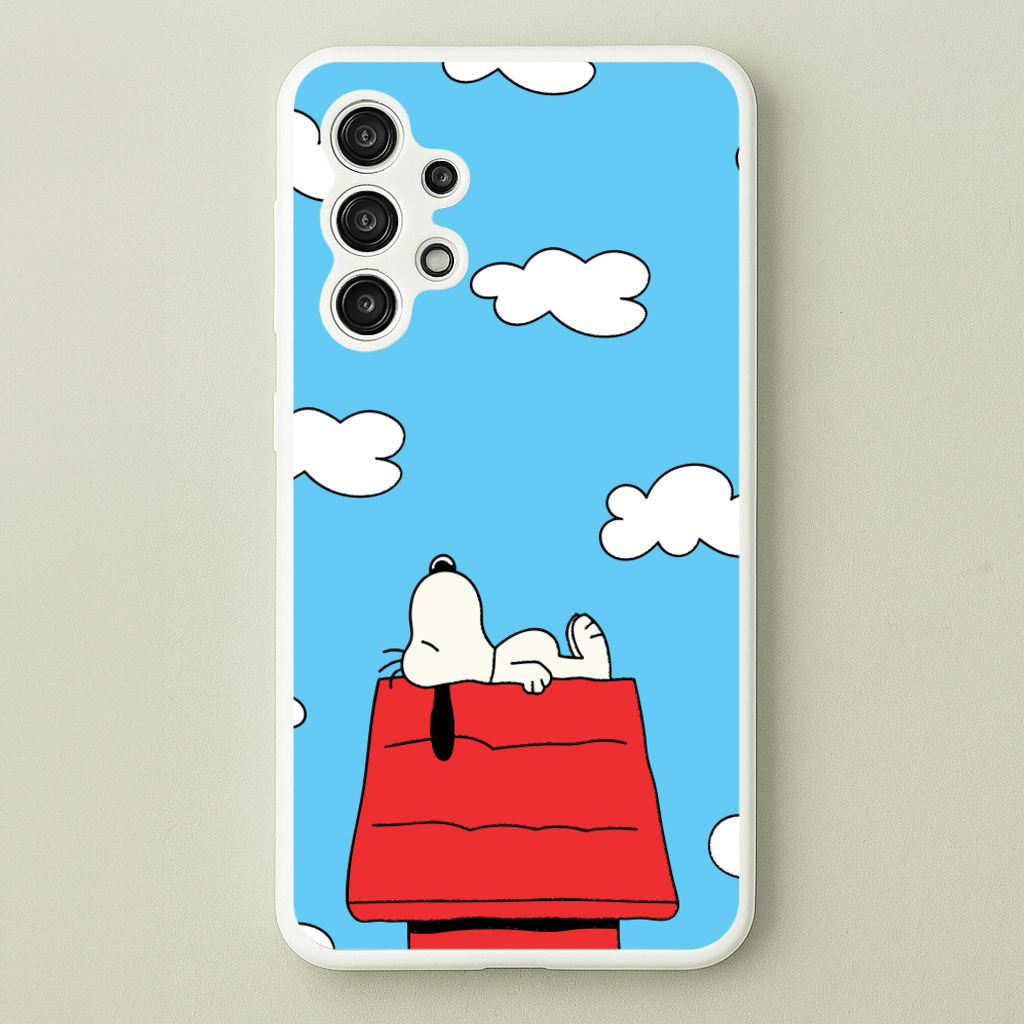 Cartoon Beagle Sleeping  - Snoopy Phone Case for Galaxy A13