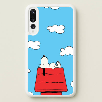 Cartoon Beagle Sleeping  - Snoopy Phone Case for Huawei P20 Pro
