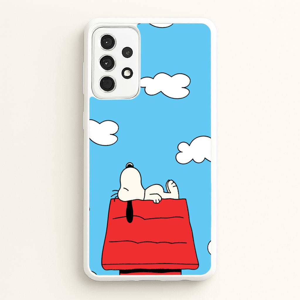 Cartoon Beagle Sleeping  - Snoopy Phone Case for Galaxy A52 / A52s
