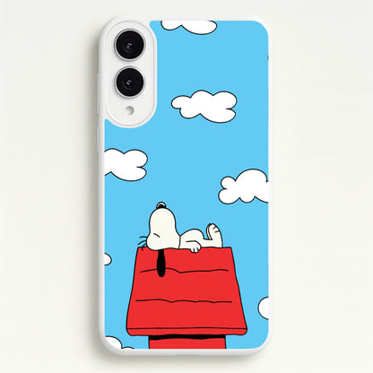 Cartoon Beagle Sleeping  - Snoopy Phone Case for Galaxy S25 Edge