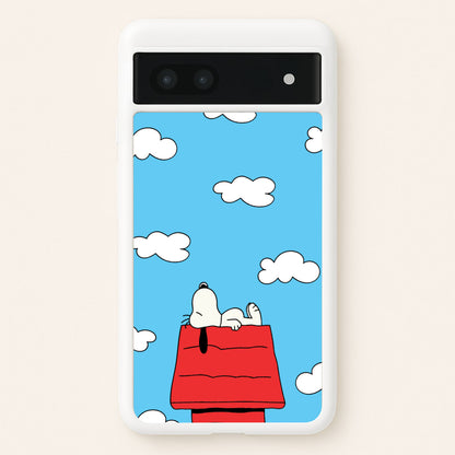 Cartoon Beagle Sleeping  - Snoopy Phone Case for Google Pixel 6a