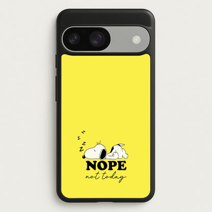 Nope, Not Today  - Snoopy Phone Case for Google Pixel 9 / 9 Pro